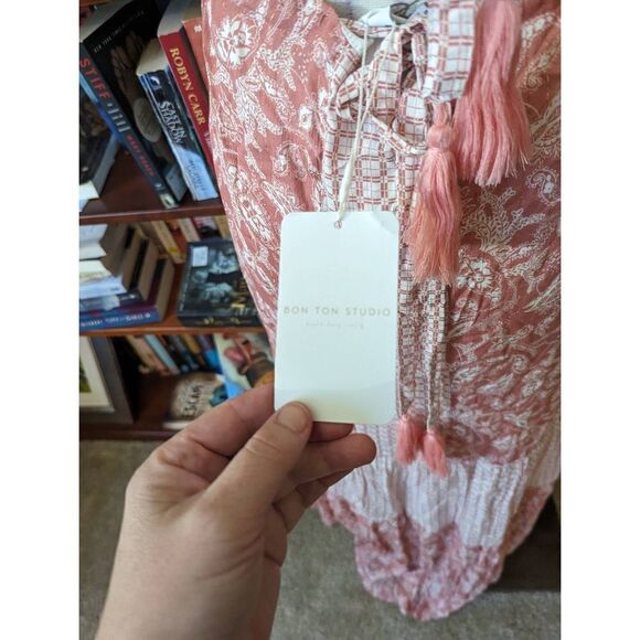 BTFL- life Giselle strappy halter maxi dress sz s nwt - Picture 6 of 6